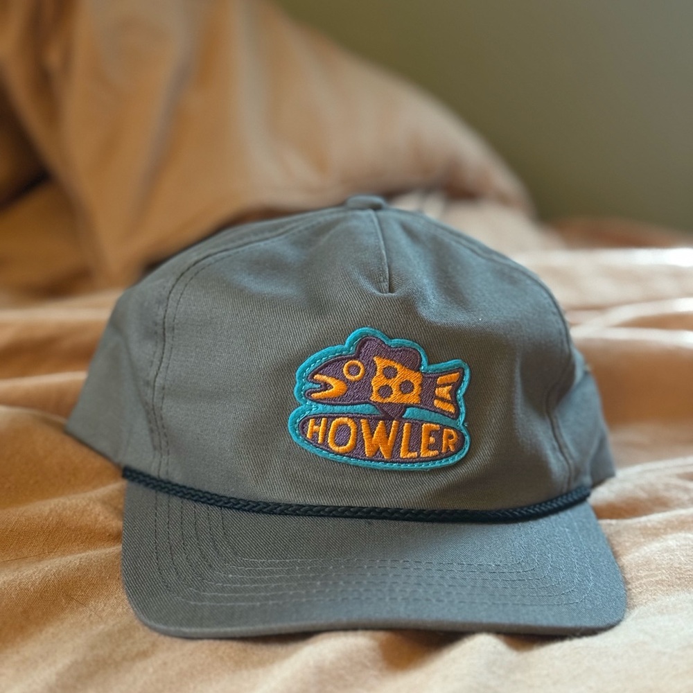 Howler Gray Cap with Embroidered Logo